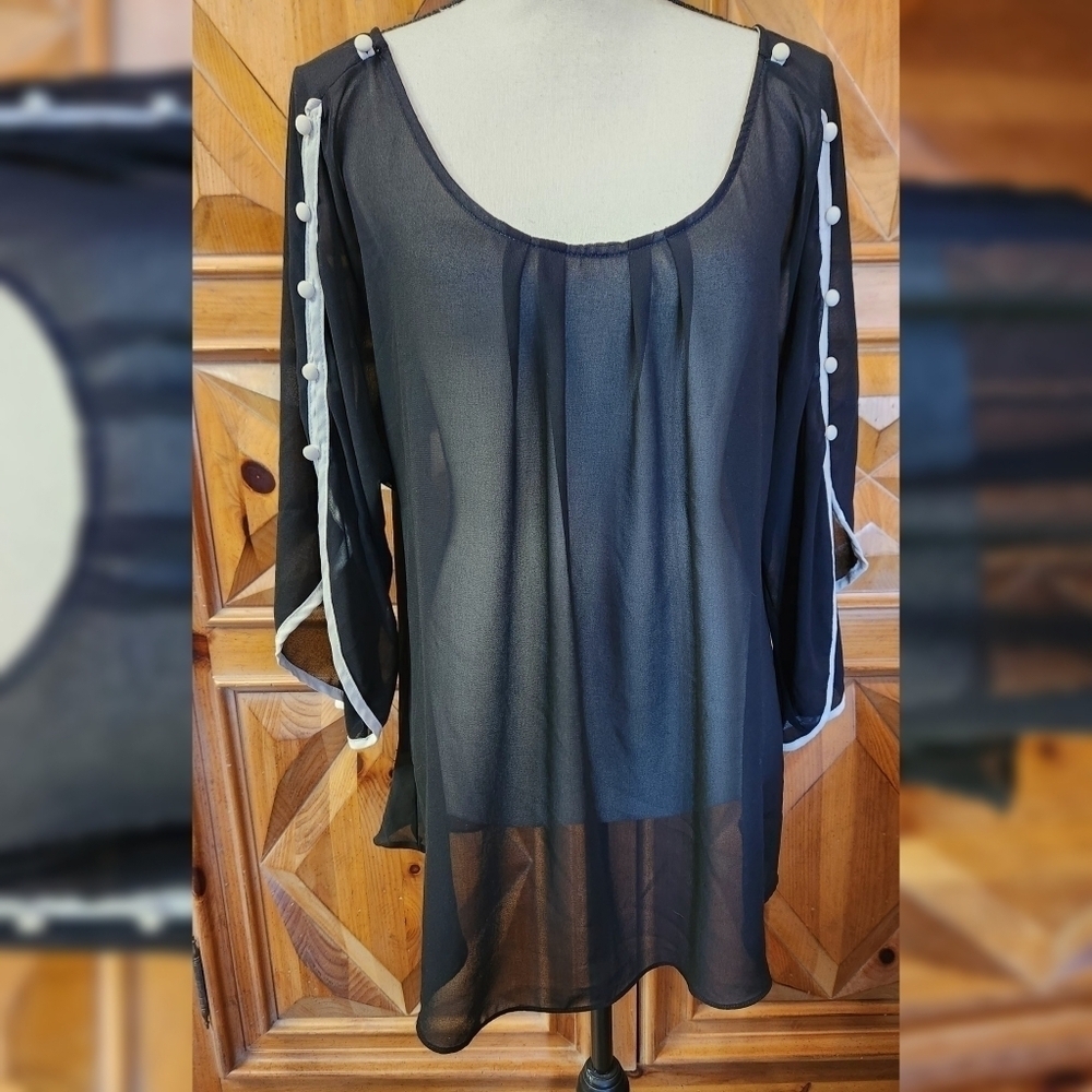 Umgee Sheer Top Sz 1xl
